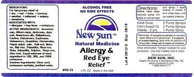 Image Description (Allergy Red Eye)